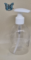 Pompflacon, transparant 250 ml